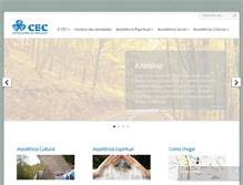 Tablet Screenshot of centroespiritadaconsolacao.org.br